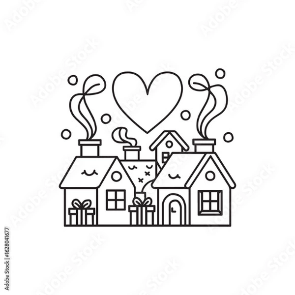 Obraz Lovely Environment illustration