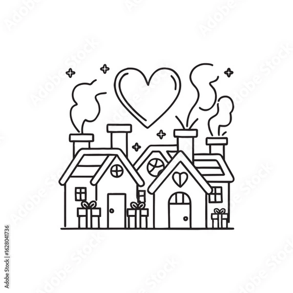 Obraz Lovely Environment illustration