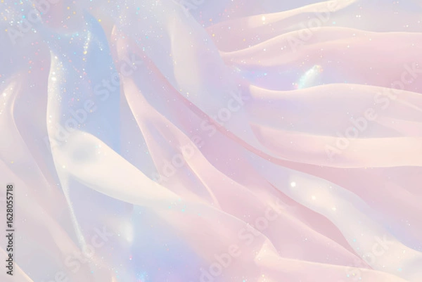 Obraz キラキラした美しい布の背景・壁紙