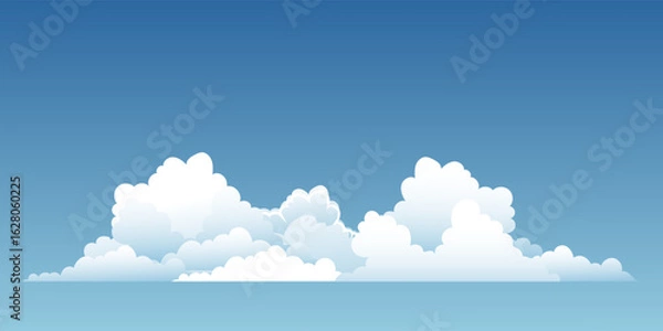 Fototapeta blue sky and clouds background	