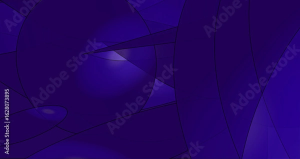 Obraz blue, geometric, illustration, wallpaper, backgrounds, concept, gradient, technology, template, art