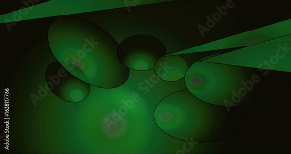 Fototapeta green, illustration, wallpaper, vector, light, design, concept, template, color, pattern
