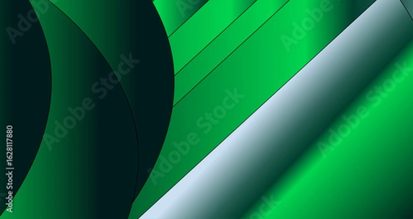 Fototapeta green, illustration, wallpaper, vector, light, design, concept, template, color, pattern