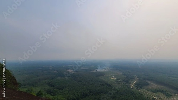 Obraz 広大な大地を眺める