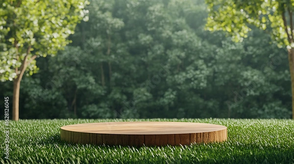 Obraz chair in the garden