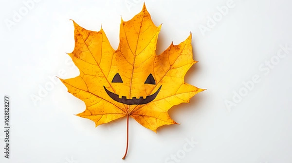 Obraz maple leaf isolated on white