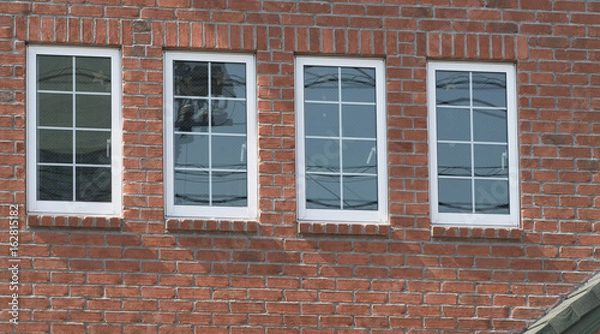 Fototapeta 住宅　外壁　レンガ調の外壁　イメージ