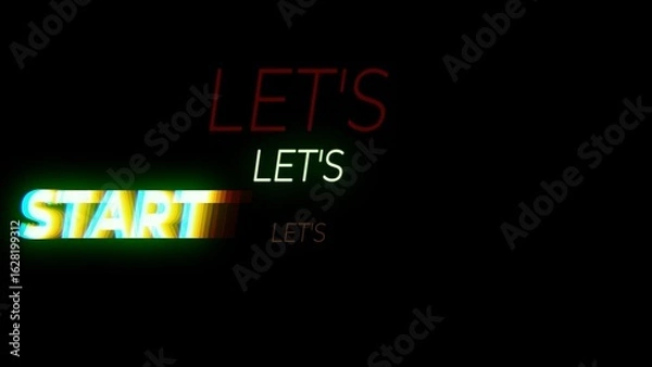 Fototapeta Fast Dynamic Text