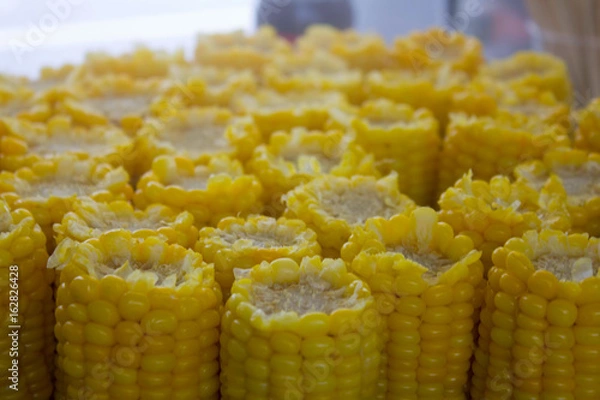 Fototapeta Corn boiled cafe
