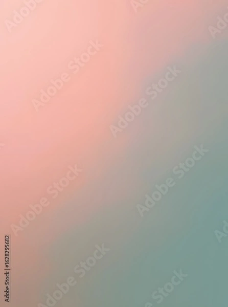 Obraz Subtle pastel gradient background transitioning from soft pink to calming blue, creating a smooth and tranquil atmosphere, perfect for design and creative projects.