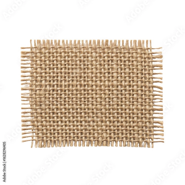 Obraz Natural jute burlap fabric swatch texture