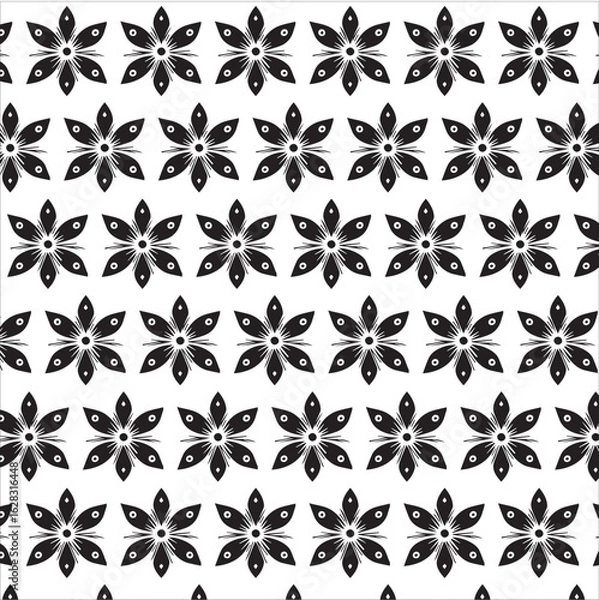 Fototapeta Creative new seamless pattern by shapes