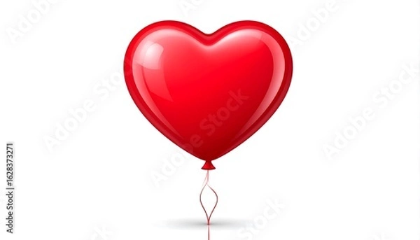 Obraz Heart-shaped red balloon (1)