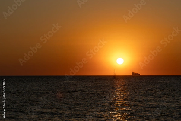 Obraz Dramatic Sunset Over the Ocean – Tarifa, Spain