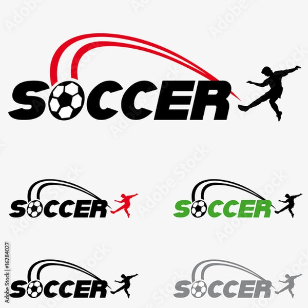 Obraz Logo piłki nożnej