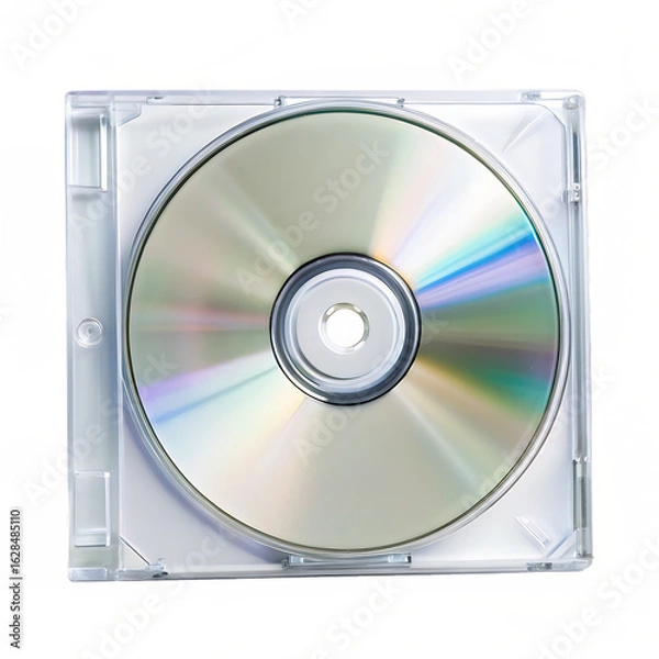 Fototapeta Cd Case Isolated On White Background