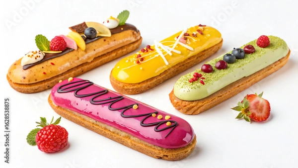 Obraz chocolate cake with cherry