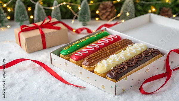 Obraz christmas cake with chocolate