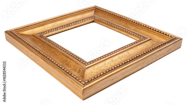 Obraz golden picture frame isolated