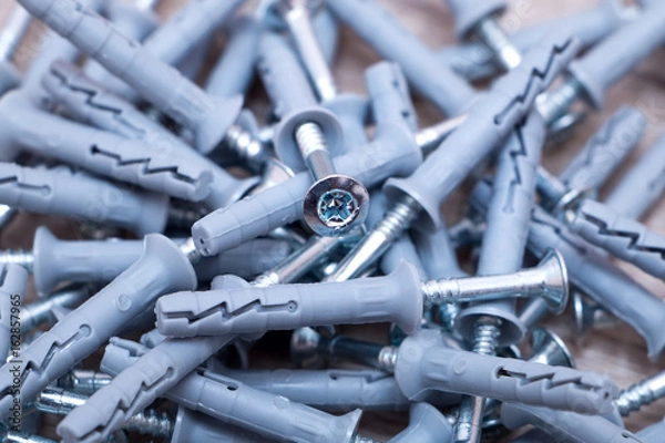 Fototapeta dowel nails