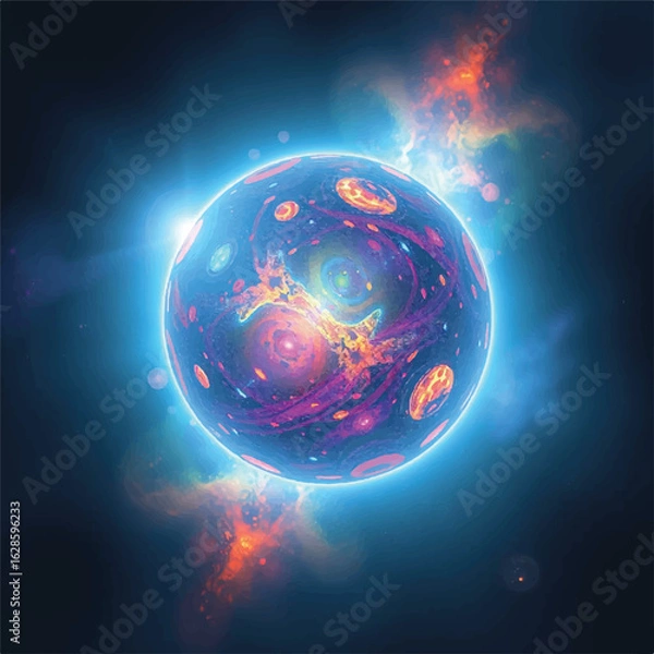 Fototapeta planet in space