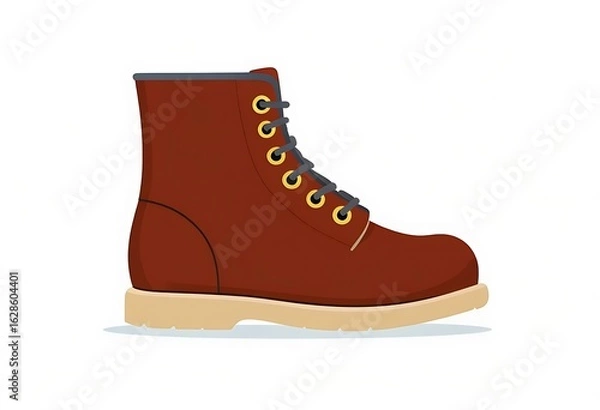 Obraz boots isolated on white 
