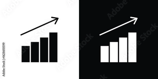 Obraz Improvement icon. simple glyph icon. Vector solid isolated black illustration.