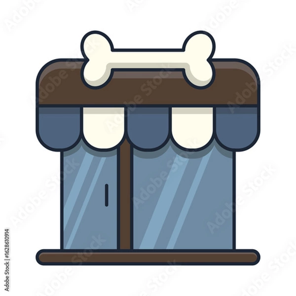 Obraz Pet shop icon vector design template
