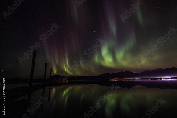 Obraz North Douglas Boat Launch Aurora-2