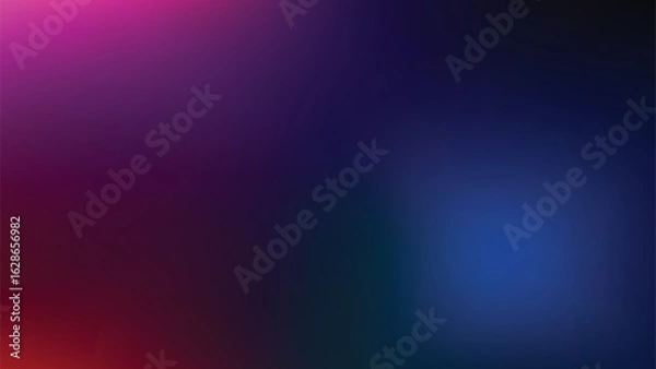 Fototapeta Abstract gradient background of vibrant purple and blue hues.