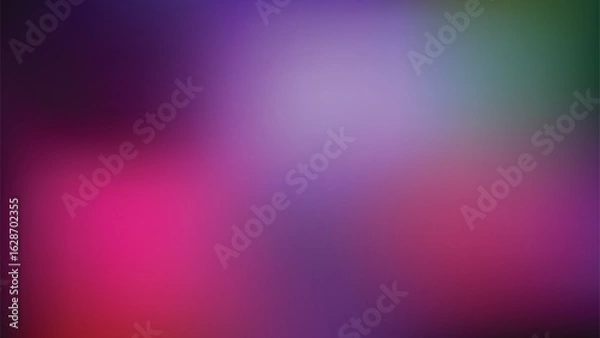 Fototapeta Abstract blurred gradient background in vibrant purple and pink colors.