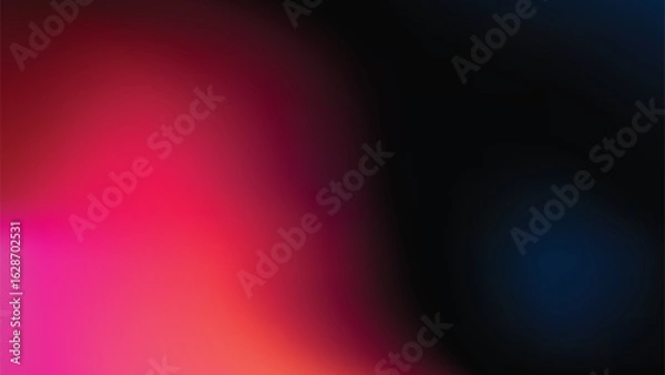 Fototapeta Abstract Gradient Background of Red, Pink, and Dark Tones