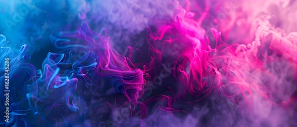 Fototapeta abstract background of colorful smoke