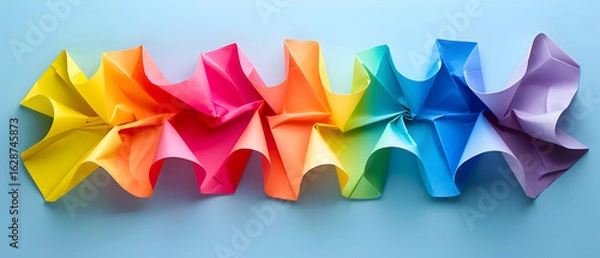 Fototapeta abstract colorful background with stars