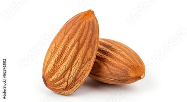 Obraz almond isolated on white background