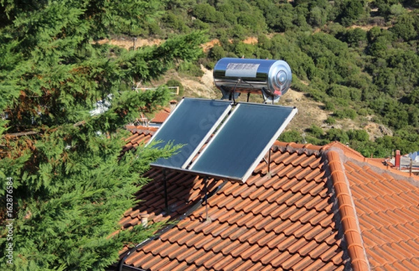 Fototapeta Solar heating