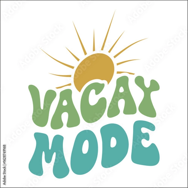 Fototapeta Retro Summer EPS Design ,Summer EPS Cut file, 