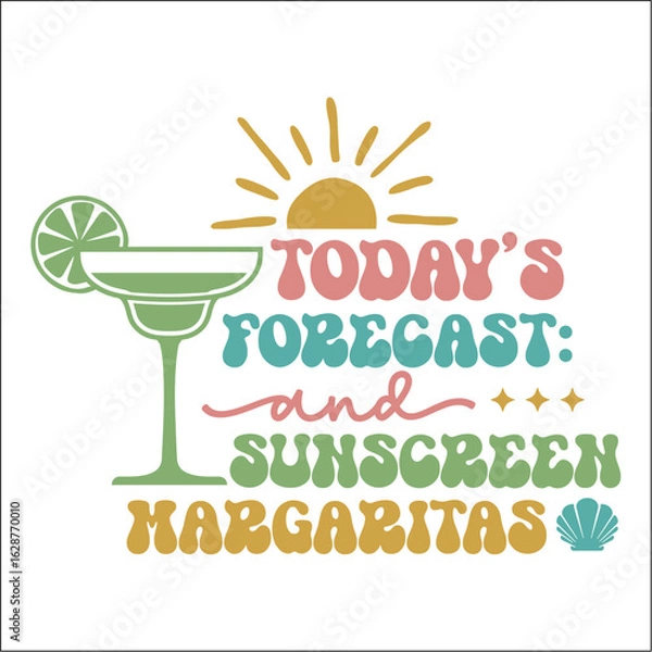 Fototapeta Retro Summer EPS Design ,Summer EPS Cut file, 