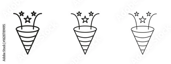 Fototapeta Congratulations icon element Illustration. Trendy Symbol for Design