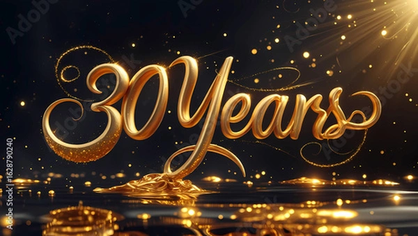 Obraz 30th Anniversary. AI generation