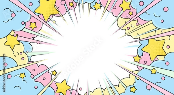 Obraz colorful confetti background