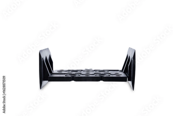 Obraz Electrical terminal block on a white isolated background