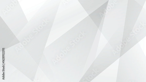 Fototapeta White background abstract geometric shape modern illustration design