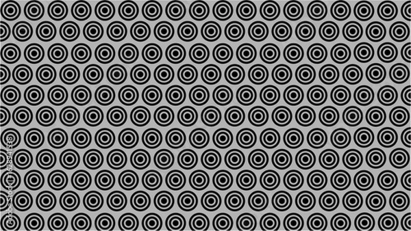 Fototapeta Abstract Geometric Pattern With Stripes, Lines And Round Shapes Illustration