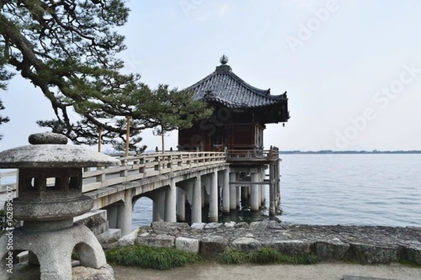 Obraz 満月時浮御堂