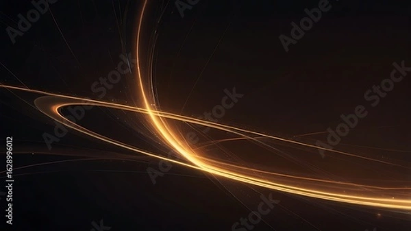 Obraz Weighted Focus Orbit Lines