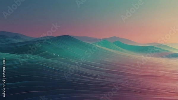 Obraz Cognitive Wave Layered Design