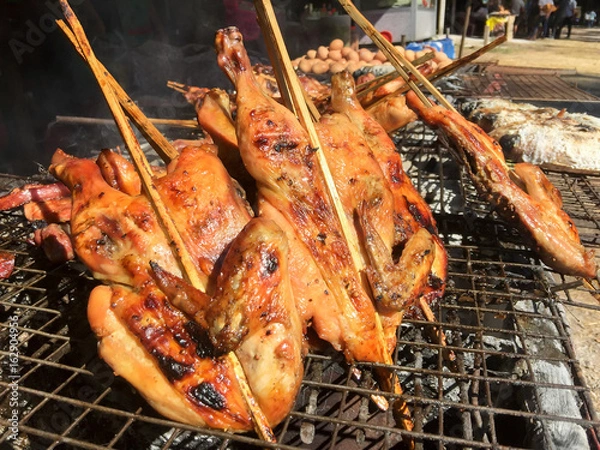 Fototapeta grilled chicken