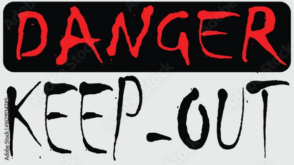 Obraz hand drawn font