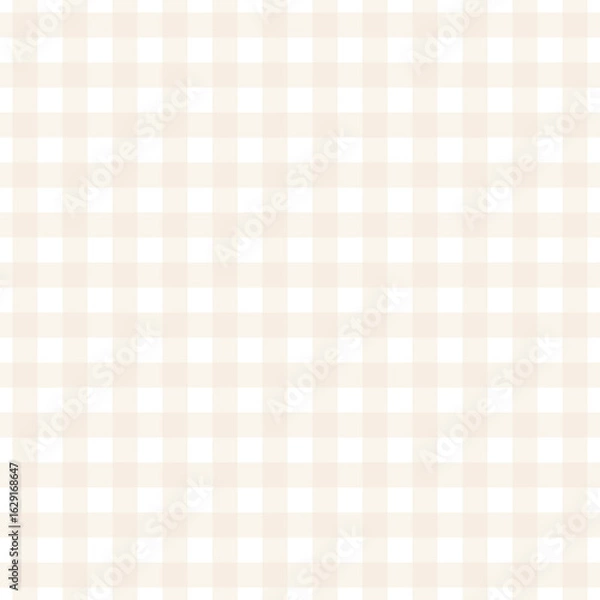 Fototapeta Soft Vintage Diagonal Plaid – Seamless Classic Check Pattern.plaid with muted, vintage-inspired lines on a light ground. Timeless, versatile design ideal for fabrics, gift wrap, scrapbooking